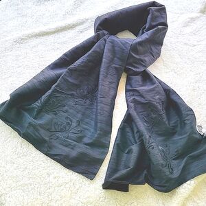 Dupionni Silk Shawl~Scarf NWT, ZAZOU 20x75"